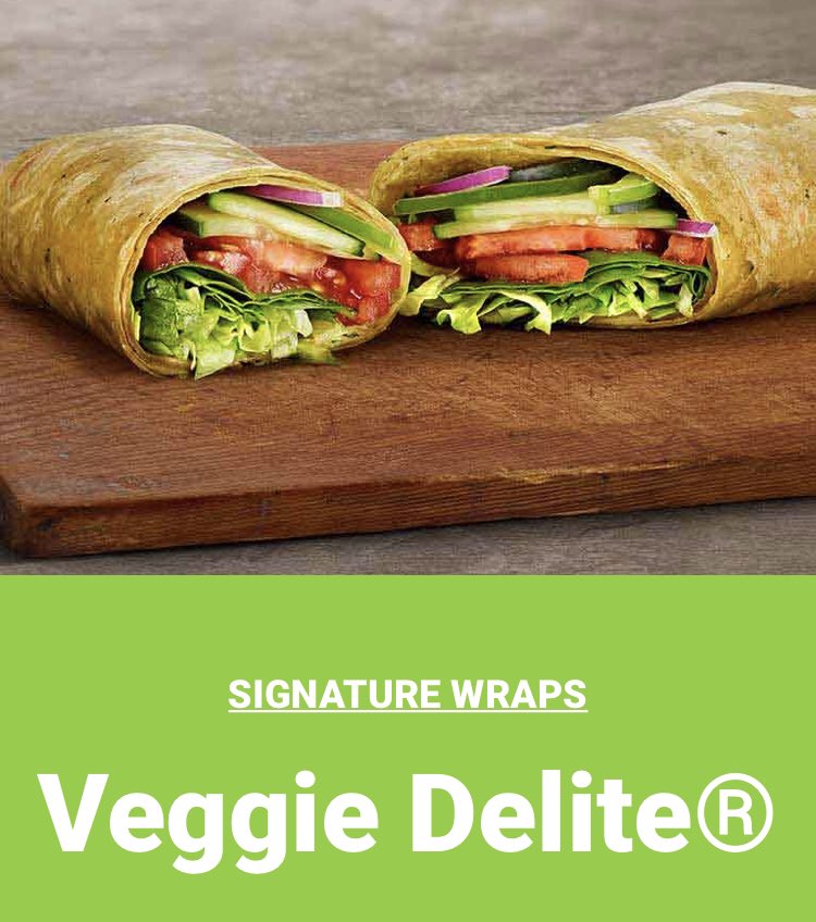 subway (pt 2)veggie delite (wrap): 330 calsitalian bmt (salad): 240 calsbasically any of the salads are pretty good and i’m tired of looking lmao