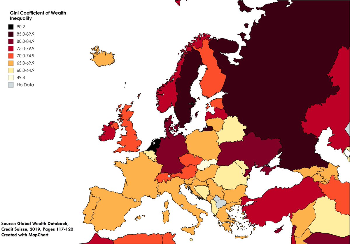 Nederland meest ongelijke land van Europa op gebied van vermogensongelijkheid