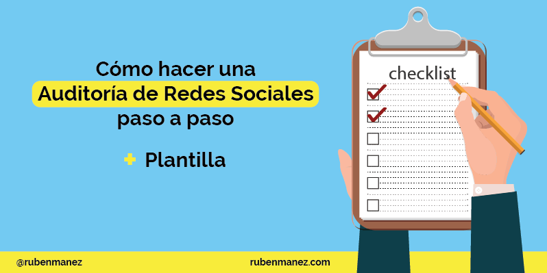 🎯 Cómo hacer una Auditoría de Redes Sociales [PLANTILLA GRATIS] 

💥 Ejemplo de una auditoría de redes sociales
💥 Consejos a la hora de hacer una auditoría de social media

rubenmanez.com/auditoria-de-r… vía 
<a href="/RubenManez/">Rubén Máñez 🧲</a>

#MarketingDigital #SocialMedia