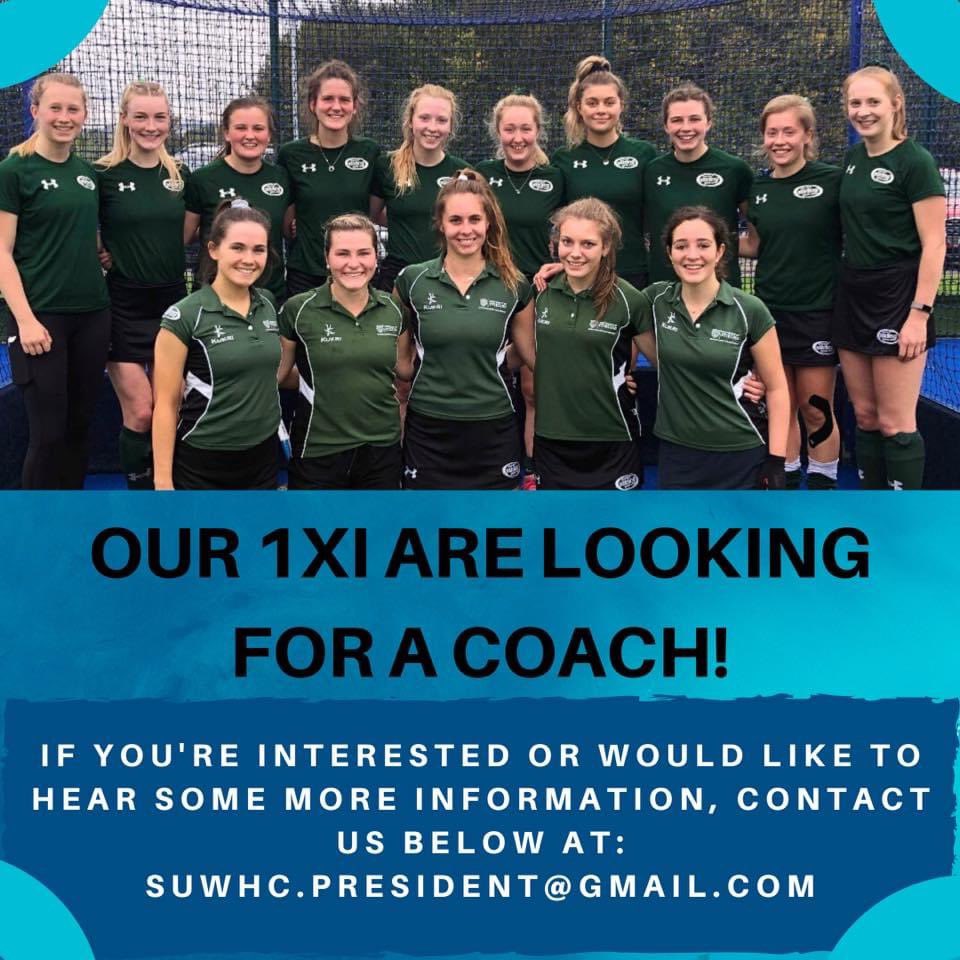 StirlingUWHC's tweet photo. 🏑1XI COACHING ROLE🏑
Our 1s are looking for a coach for the upcoming 20/21 season! 
If you’re interested or would like to hear some more information, contact us below at⬇️
Suwhc.president@gmail.com https://t.co/3zDoVNr11E