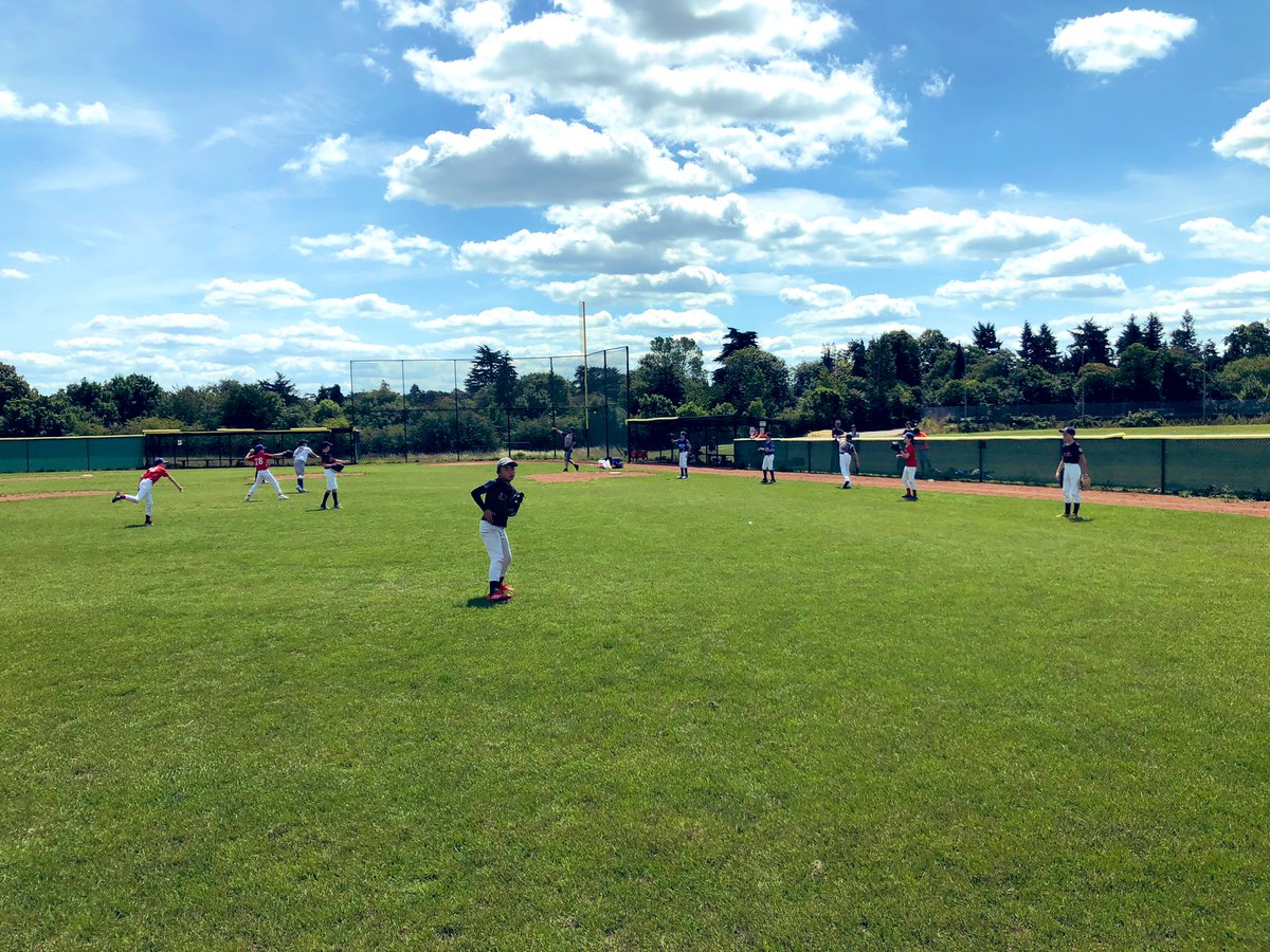 Fantastic day at the fields. Still in small groups, but big kid smiles. We intend to offer youth training every weekend for the rest of July/August subject to <a href="/BritishBaseball/">British Baseball Federation</a> guidelines. If interested please drop us an email. <a href="/LittleLeague/">Little League</a> #Londonyouthbaseball #goodtobeback
