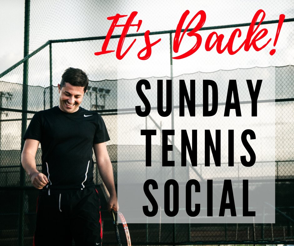 Perks of being a member #5,423... The Sunday Tennis Social! Enjoy a great time with great people on our HarTru clay courts! Free to Elite members and Non-members are just $20! #HarTru #Tennis #TheStirlingClub