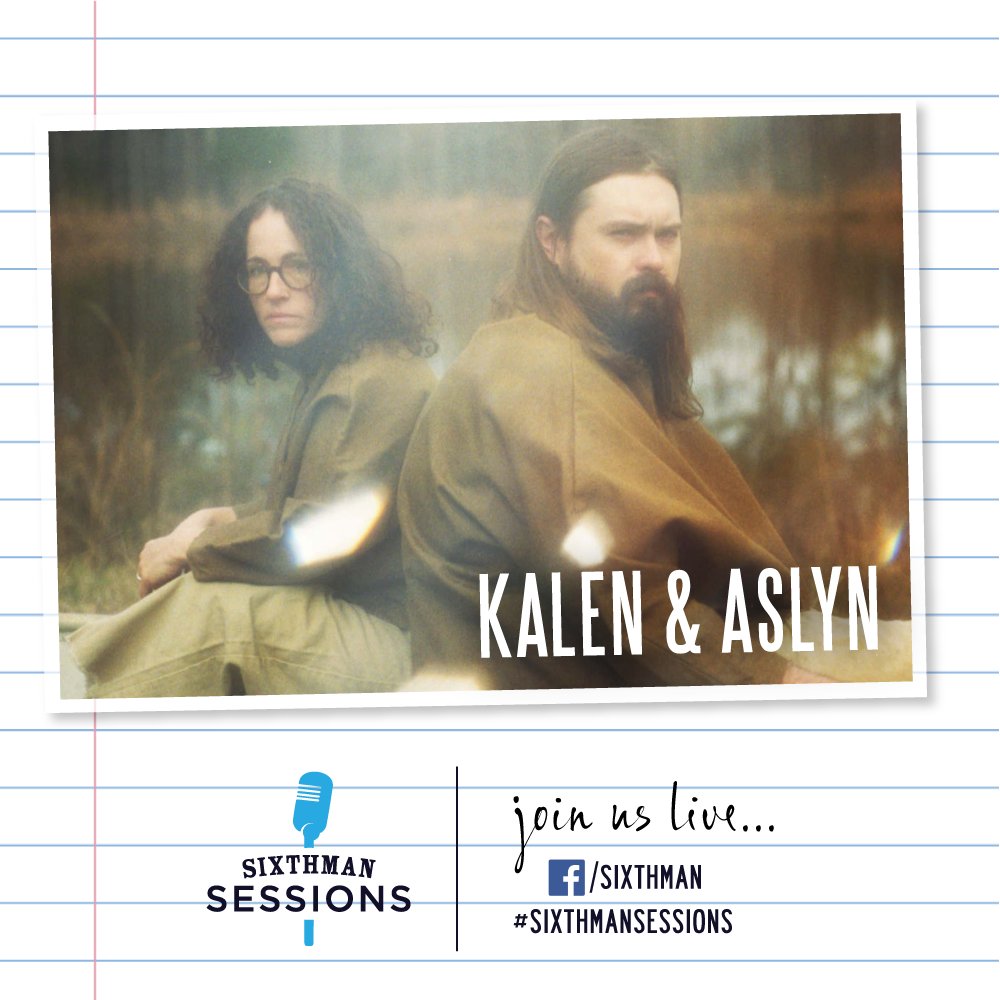 Kalen & Aslyn live Sixthman Session  tomorrow at 5pm EST! @AslynKalen @SXMLiveLoud #SixthmanSessions