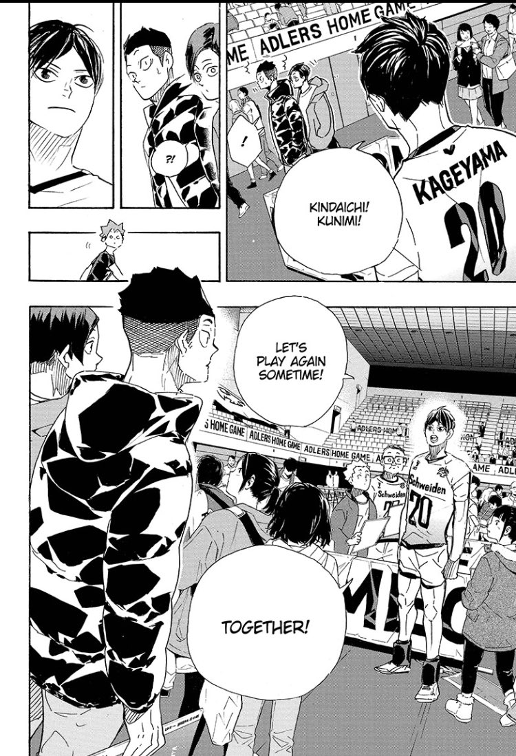 THE KITA-IICHI TRIO RECONCILIATION WE SO DESERVE IS REALLY HERE IM NOT CRYING U ARE ??? ALSO KAGEYAMA SMILING WHAT THE FUUUUCKKK 