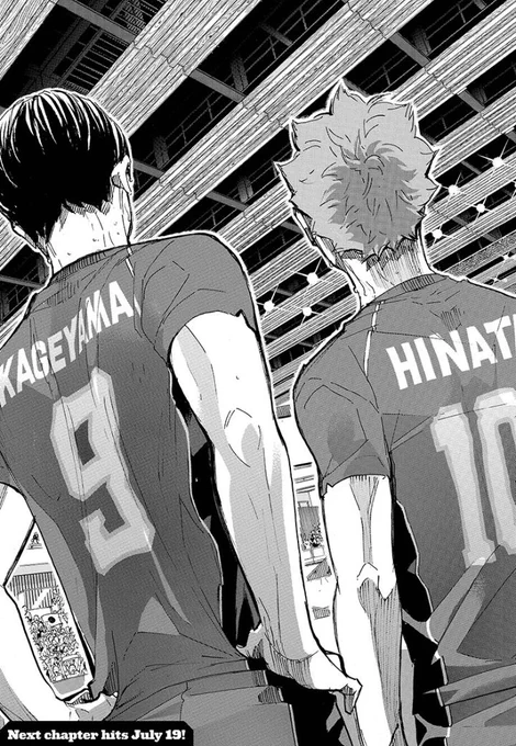 Haikyuu!! Chapter 401

Kageyama and Hinata are on the same team and they're even wearing their highschool jersey numbers again. I'm crying!!! 