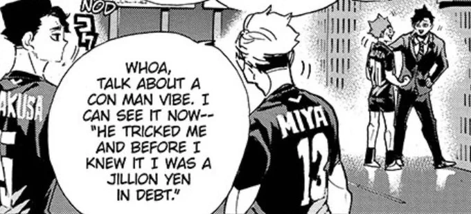 HQ 401 

atsumu is so funny wtf 