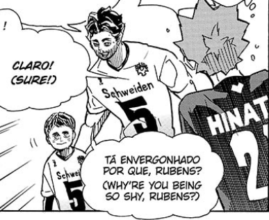 romero and rubens are so cute omg rubens is sooooo cute (also how does kageyama not connect the dots, romero is from brazil, hinata was in brazil so what language they're speaking? russian.) 