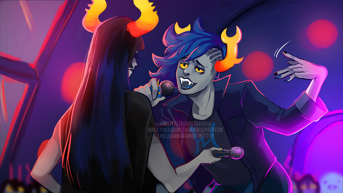 MikkytheHamster's tweet image. A lil art for the upcoming Brodwaystuck panel for SAHcon 2020. &amp;lt;3
Please check it out when its out !  

#hiveswap #elwurd #ardata