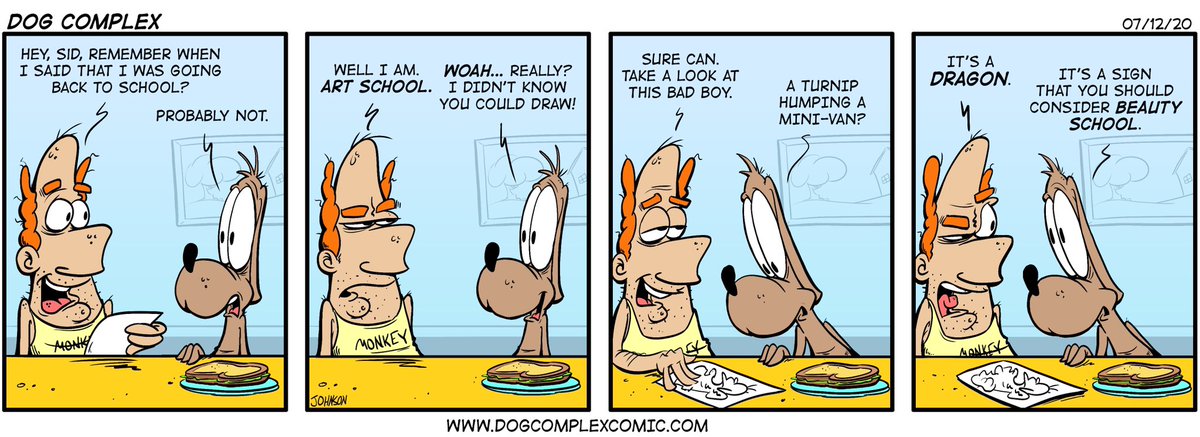 dogcomplexcomic's tweet image. Happy Sunday to all who dare to draw dragons now and then!

#webcomics #comicstrip #dragons #art #subjective