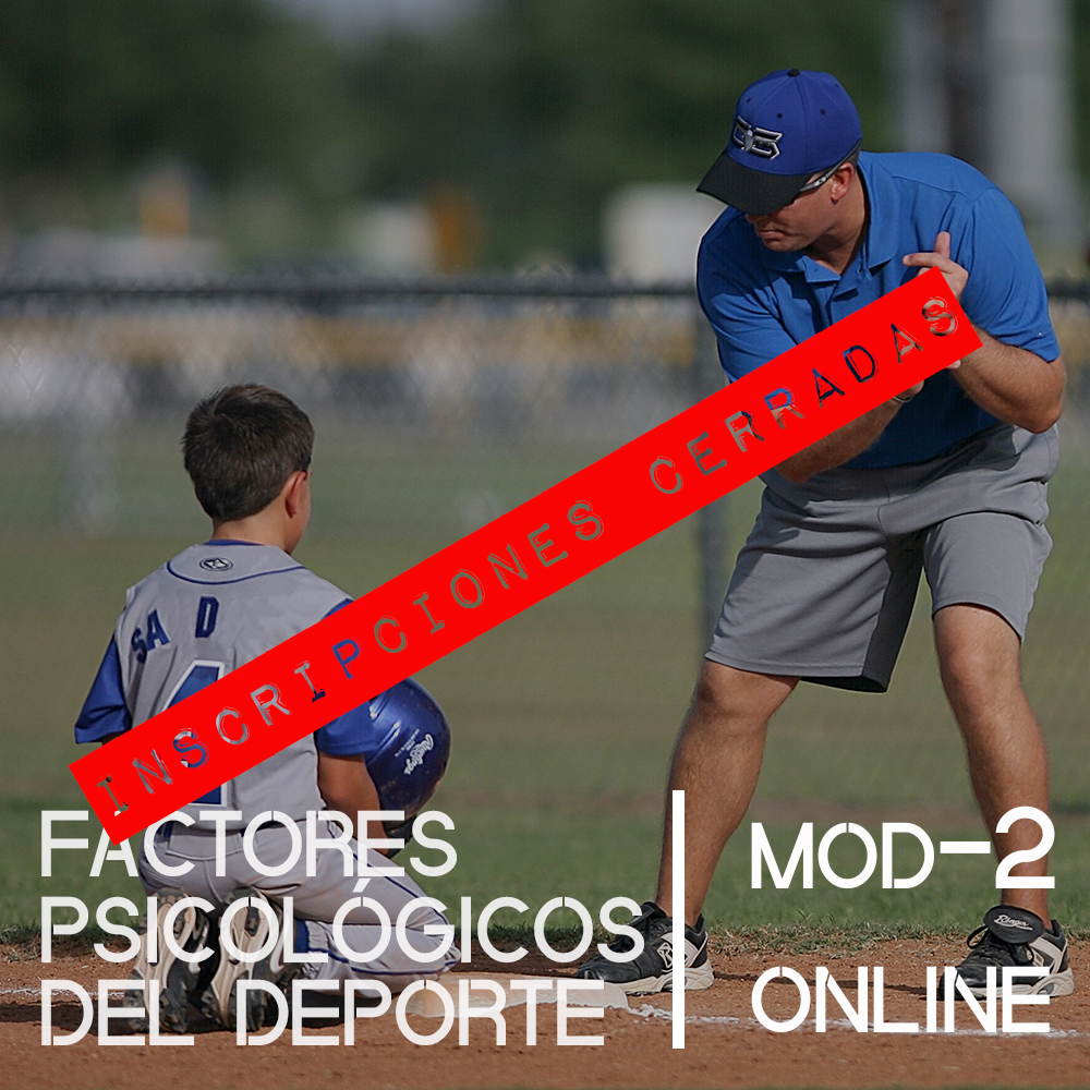 INSCRIPCIONES CERRADAS Seminario Online Factores Psicológicos del Deporte Mód 2 
Si quieres que te avisemos de nuevas ediciones inscríbete en nuestra lista t.ly/yoeA #psicologíadeportiva #psicologíadeldeporte #deporte #psicología #congresodeporte
