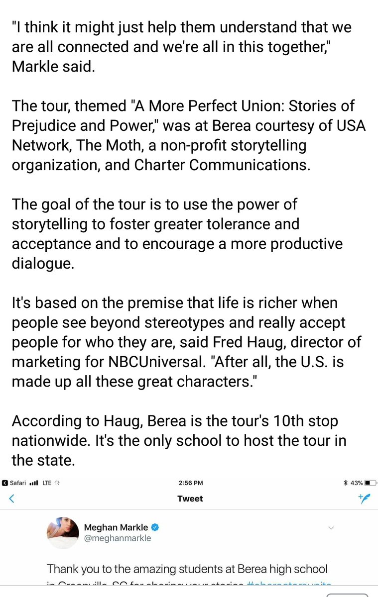 Short Clip of Meghan's Speech 