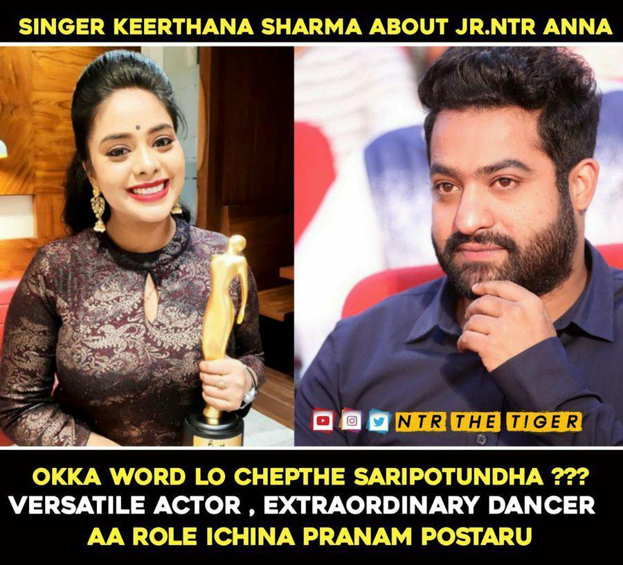sharmmasinger's tweet photo. Love to see dis @NtrTheTiger @tarak9999 @sharmmasinger yayyyy dis z my first tweet on twitter ❤ https://t.co/dNSvaRDIcd