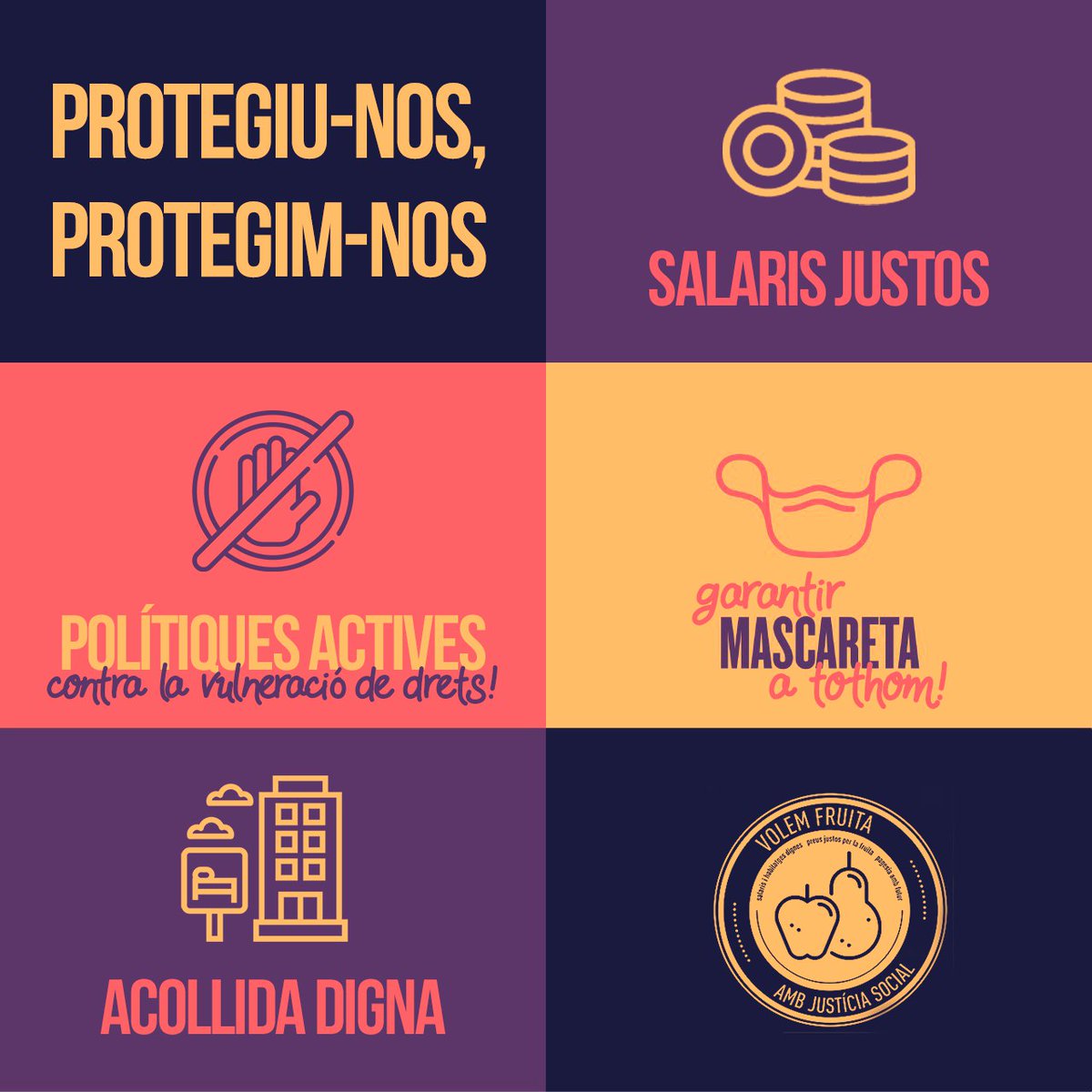 llibertrexach's tweet photo. Els relats no són mai neutres. Quan posem el focus en la responsabilitat individual el trèiem de la institucional i de les patronals.

En aquests moments delicats al #Segrià, els discursos buits i la manca de mesures concretes són una porta oberta al racisme i l'odi als + febles. https://t.co/nQHFiYu12a