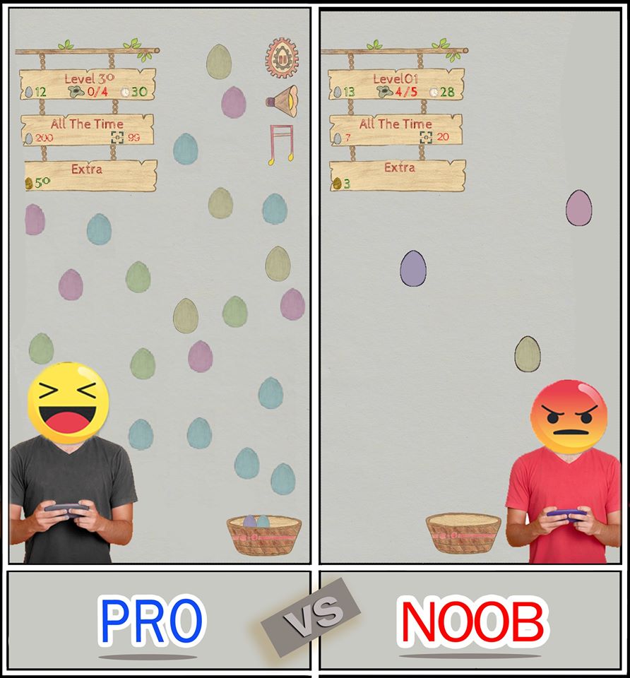 2sgames1's tweet photo. #pro vs #noob , join eggs catcher players now , get the game and use coupon code WELCOME for 5$ worth of gifts
https://t.co/3eMuW9jm3Q https://t.co/XKI9c9YcIr