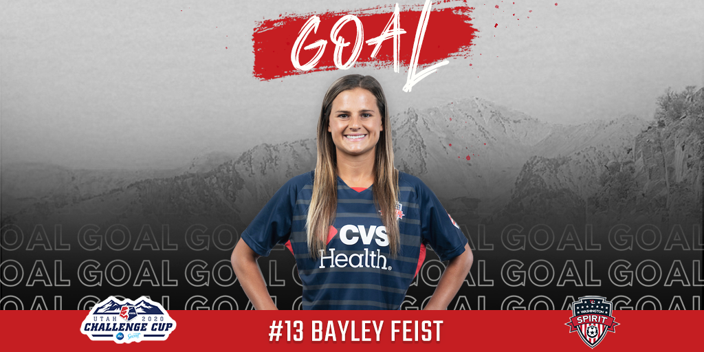 WashSpirit's tweet photo. 16' - SPIRIT GOALLL!! @Baysfeist11 tucks it into the bottom right corner! 1-0 Spirit!

#WASvHOU  | #NWSLChallengeCup https://t.co/owc48xYRVk