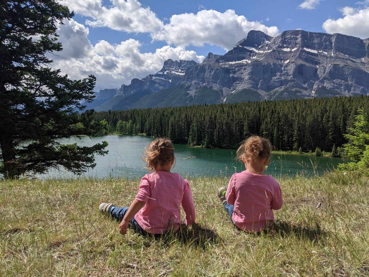 Bonus hike with the family today! Somehow we took the harder route around Johnson Lake... but the kiddos did super well! #MentalHealthHikes