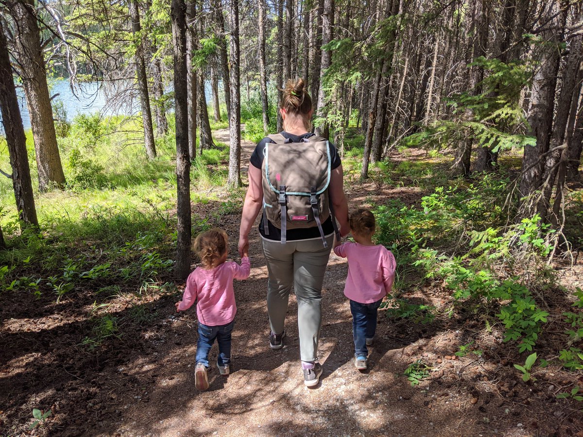 Bonus hike with the family today! Somehow we took the harder route around Johnson Lake... but the kiddos did super well! #MentalHealthHikes