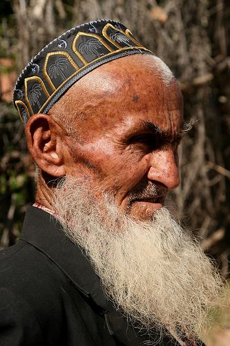  #People of Nagorno-Badakhshan: An old  #Tajik man. #Picture by Retlaw Snellac.