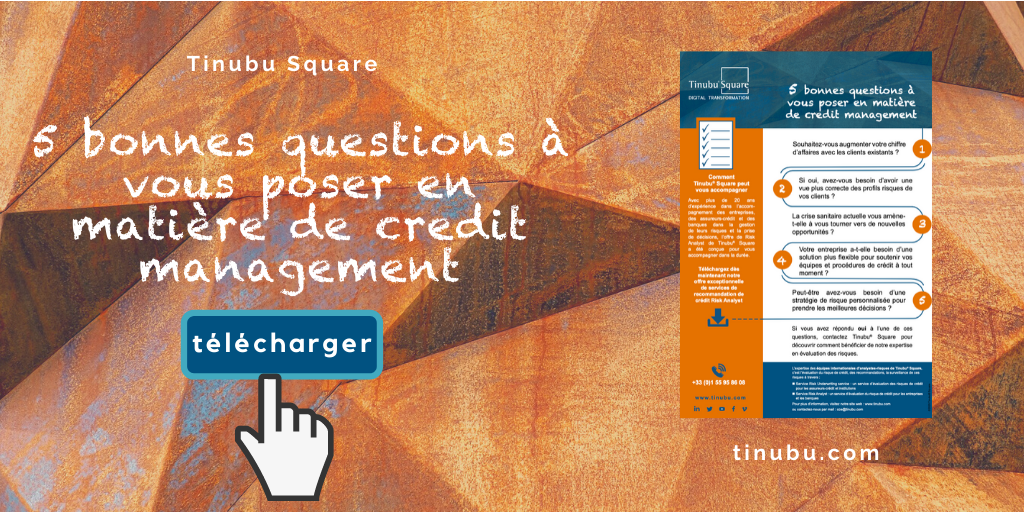 TinubuGroup's tweet photo. Connaissez-vous les 5 bonnes questions à vous poser en matière de crédit management ? Découvrez-les en téléchargeant notre #infographie.
https://t.co/OGYAzsFeCk
#risquedecrédit #managementdurisque #assurancecredit
#riskmanagement #CreditScore #creditrisk #riskassessment https://t.co/ueiVID7hPa