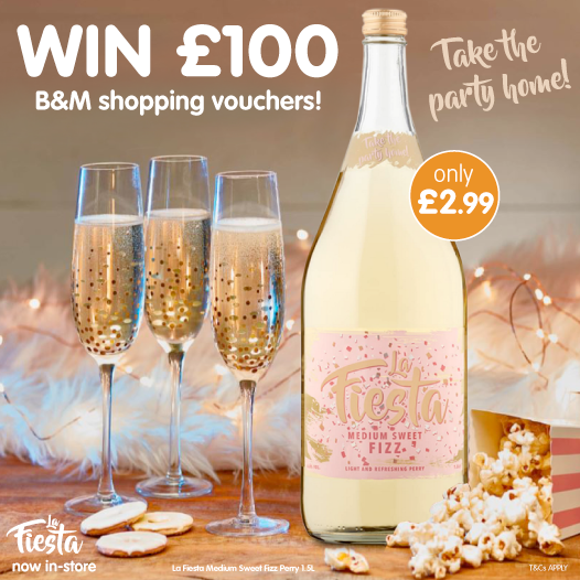 bmstores's tweet photo. 🍾COMPETITION TIME🍾

We've teamed up with #LAFiesta to celebrate the launch of their brilliant new range-take the party home! https://t.co/eTsYSx6xhe

For a chance to #WIN £100 worth of B&amp;M vouchers, simply FLW/RT &amp; COMMENT what you'd spend them on!

Competition ends 9am 13/7/20 https://t.co/BUVSo4wAQB