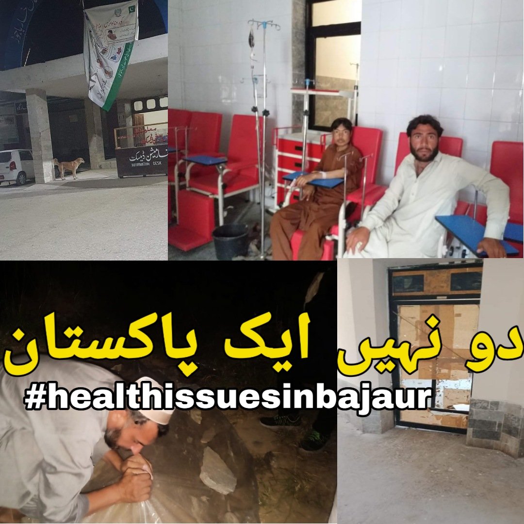 SahibzadaWasim's tweet photo. تحریک انصاف حکومت نے گزشتہ سال قبائلی اضلاع میں صوبائی الیکشن کے دوران صحت کارڈ کا ڈرامہ شروع کیا تھا۔
عوام کو صحت کارڈ سے زیادہ ہسپتالوں کے نظام کو ٹھیک کرنے سے فائدہ ہے۔لیکن حکومت شاید عوامی فائدہ کے بجائے اپنے سیاست چمکانے کے کام پر توجہ دیں رکھا ہے۔
#HealthIssueInBajaur https://t.co/85Ezwdg2AB