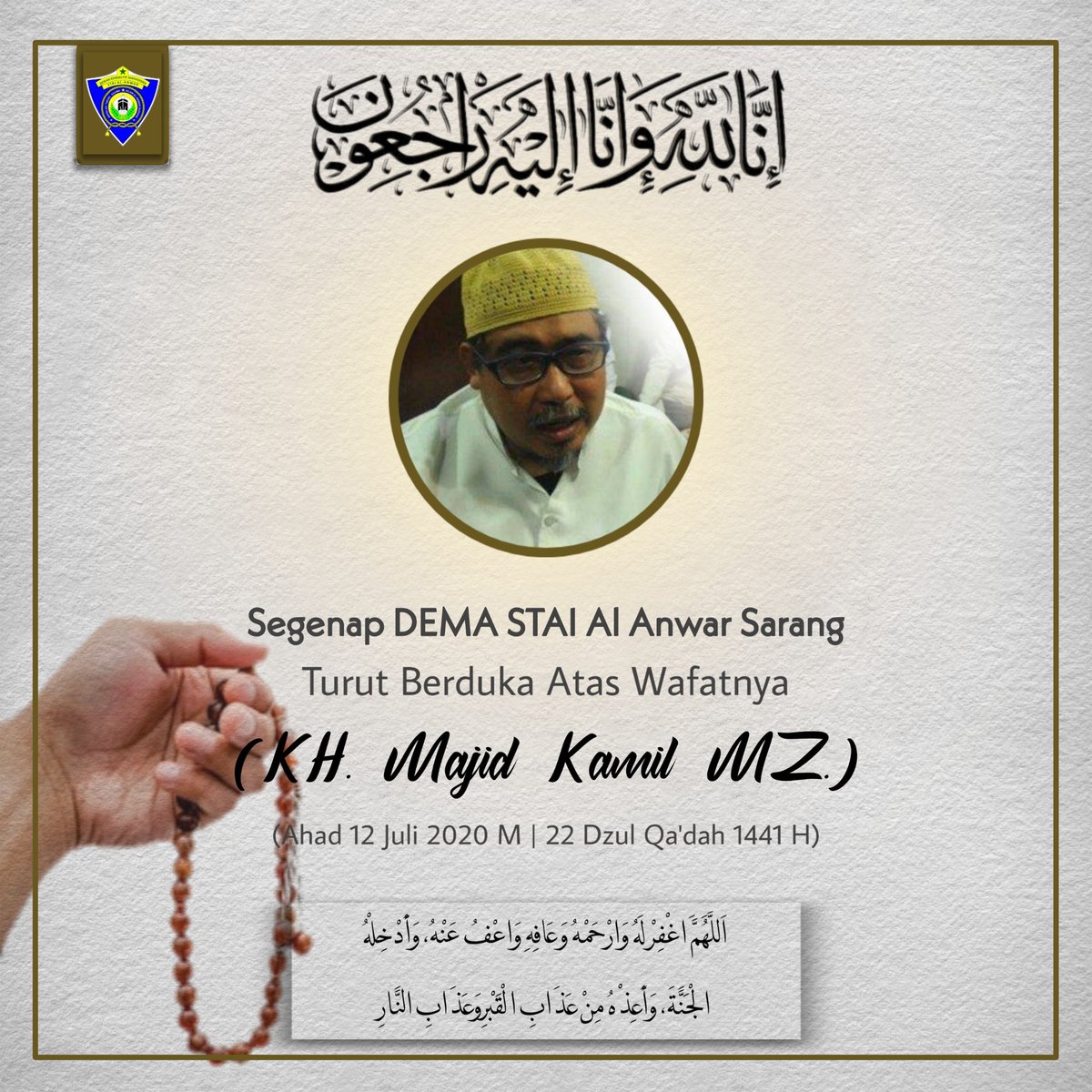 Demastaiwar's tweet photo. Sugeng tindak yai 🌹 https://t.co/92PtIaEkvl