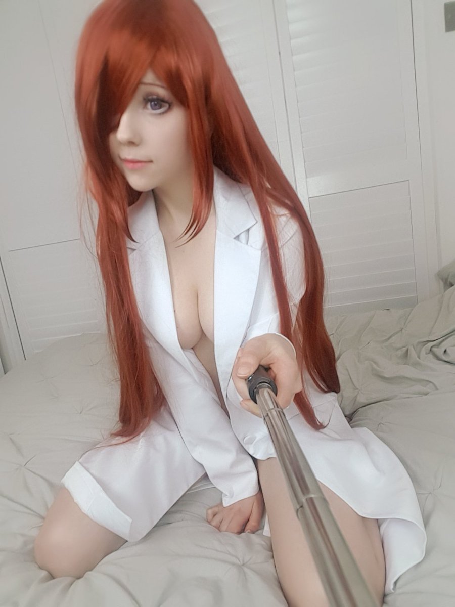 megumi_koneko's tweet photo. My new Makise Kurisu sets will be up on Patre0n this month while my old ones are on sale on my Gumroad store!Use code: "mkurisu" for 20% off 💕 

https://t.co/P81WchPqDC 
https://t.co/rqjqie1Ges https://t.co/Yytp6ra3Gw