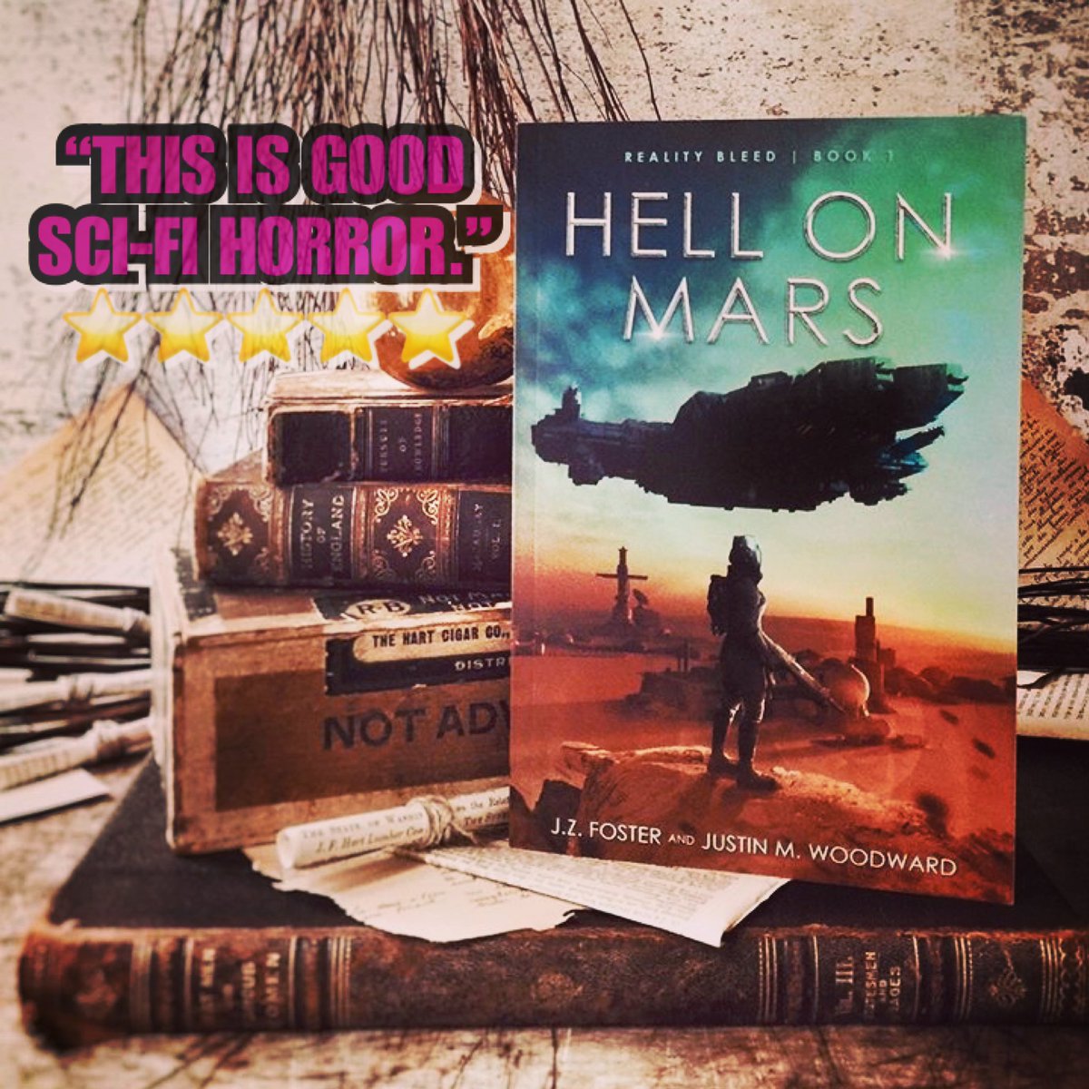 We Love reading your reviews! How is everyone enjoying REALITY BLEED? Let us know! Coming soon to AUDIBLE! 
#scifibooks #spacemarines #horrorbooks #kindleunlimited #spacehorror #realitybleed #hellonmars #cyberpunk #aliens #spacebooks #spaceships #doom #jzfoster #justinmwoodward