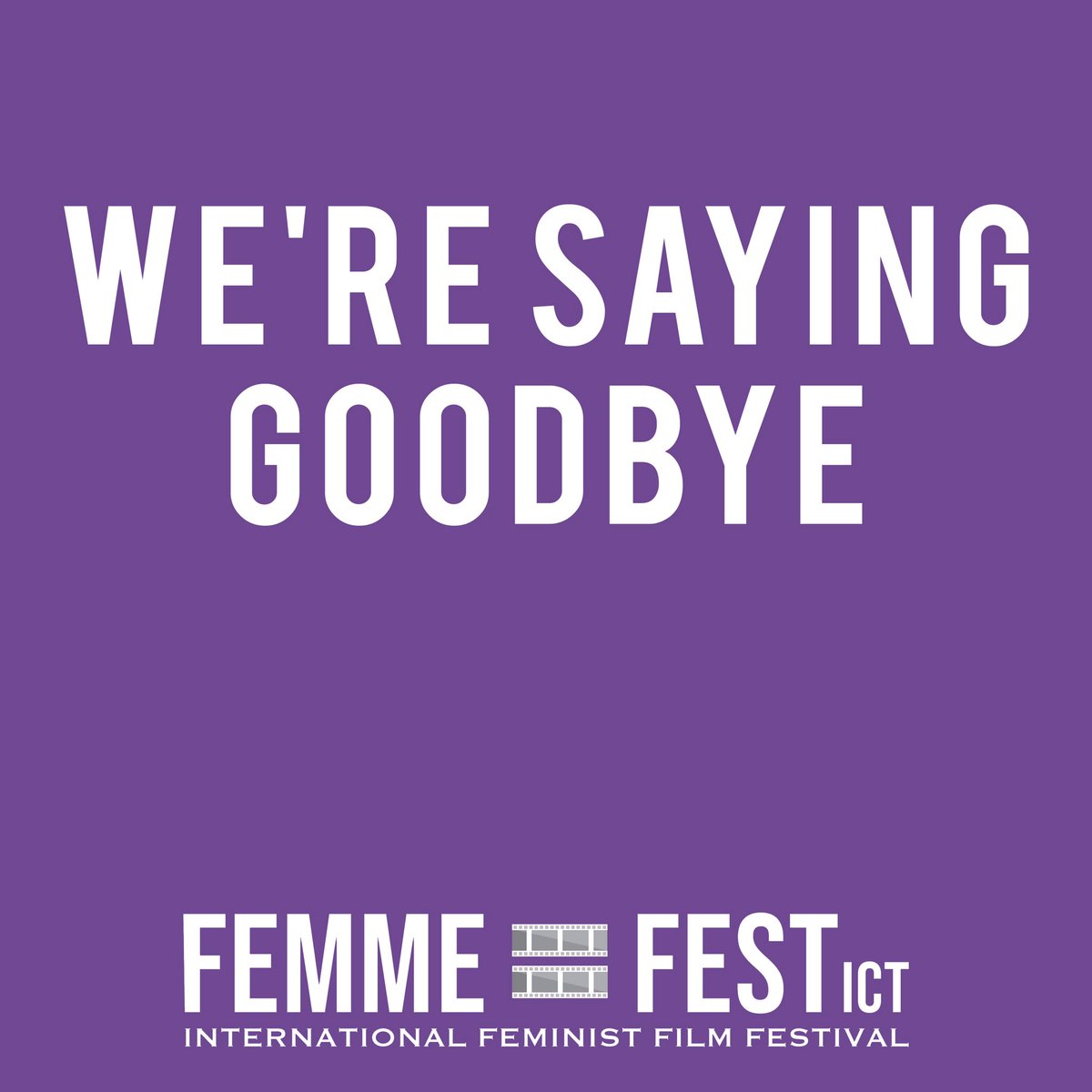 We have decided it’s time for our festival to close since we (Lauren &amp; Julia) are heading off to college. We’re donating our remaining money to <a href="/MamaFilm1/">mama.film</a>, <a href="/WomenforWomen/">Women for Women Intl</a>, <a href="/NAACP_LDF/">Legal Defense Fund</a>, &amp; the Boys and Girls Clubs of South Central KS. Thank you all for supporting FFICT! Goodbye!