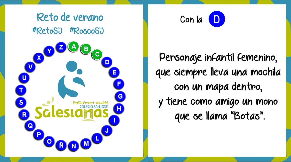 SalesianasSJ's tweet photo. ¡Enhorabuena! La respuesta a la C era: CALABAZA ✅¿Quieres cocinarla? Pincha aquí 👉https://t.co/iFTi8Hm45v👈 ¡Hoy nuevo #RetoSJ! Resuelve la D de nuestro #RoscoSJ respondiendo a este tweet. #AbreLosOjosHazloPosible #75AñosCreandoFuturo https://t.co/3cQjVFTvzg