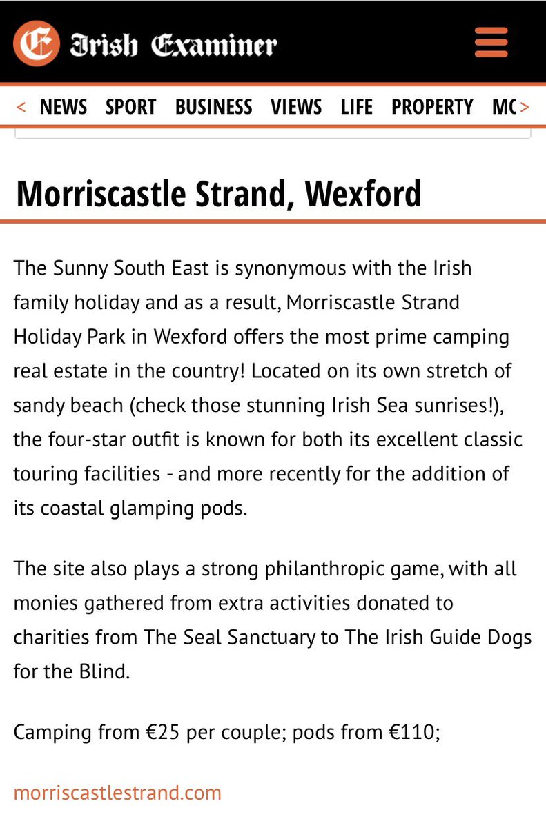 visitwexford's tweet photo. Wow just some of the coverage for #Wexford over the weekend @ferrycarrightl @AshdownParkGM #wheelocksfruit #SurfShack #HookHead #LavenderFarm #KiaOraFarm #DunbrodyShip #MorrisCastlePods #Curracloe @heritageparkwex @Independent_ie @irishexaminer https://t.co/8TBxqXCr34 https://t.co/bliY7Olfgh
