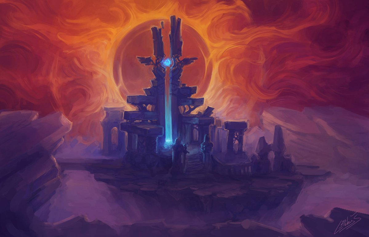 Back at it again with that one drawing once every half a year. I blame video games. #2dart #digitalart #fantasy