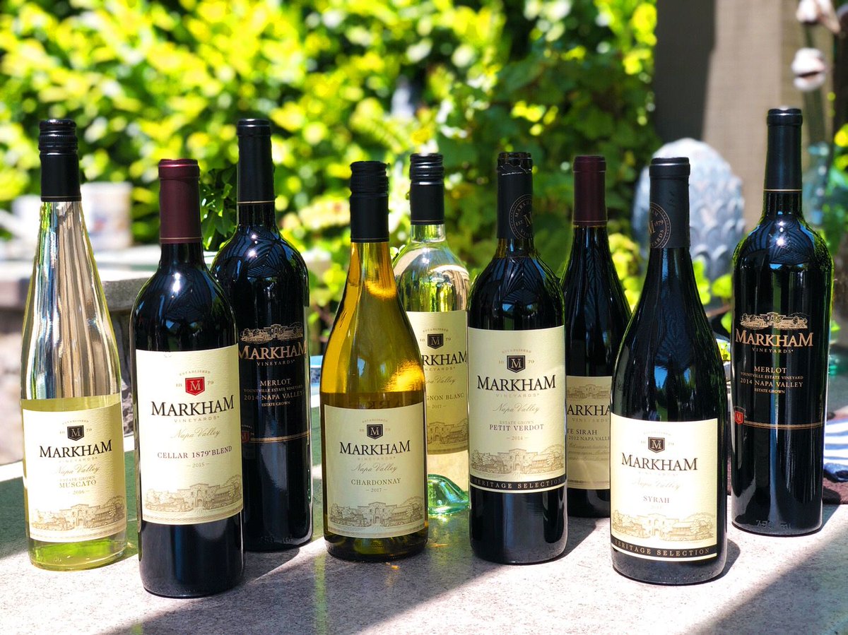 From #Moscato to #Merlot &amp; everything in between, #MarkhamVineyards is known for crafting one of the most versatile collections of wine in #NapaValley. We owe our #wine's diversity to Napa Valley's varied terroir. We love sharing our unique wines with you. bit.ly/MarkhamShop
