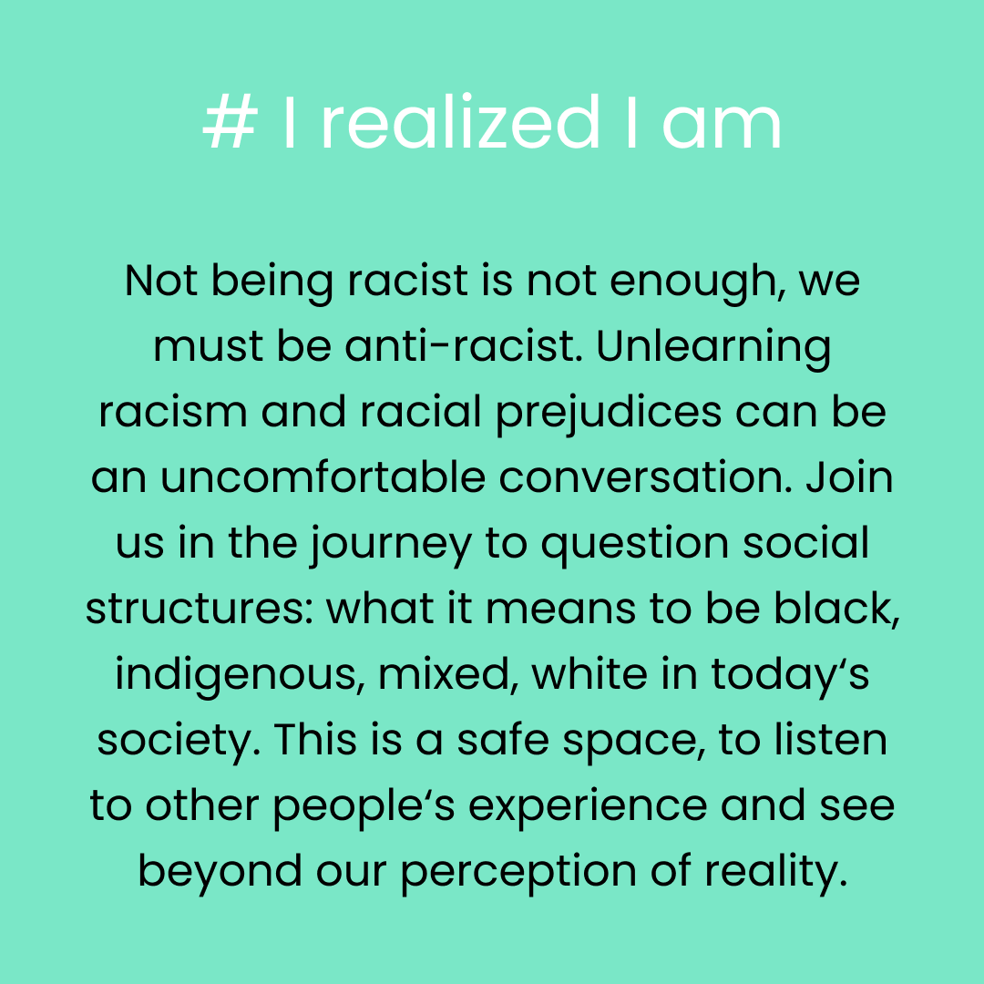 BerlinShapers's tweet photo. We no longer want race to be a taboo.

Racism and racial prejudice are learned and reinforced everyday in movies, history, schooling system, advertising, beauty industry, and jokes. It is time to heal through empathy by sharing each other‘s experience.

#IrealizedIam https://t.co/JSVQ7WlhrK