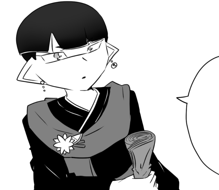 漫画で描いたときのサクラさんのゲソ、黒一色にするか真っ黒にはしないかで迷ってるんだよな… 