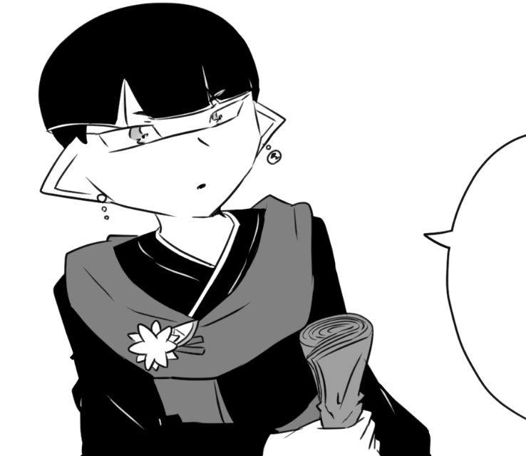 漫画で描いたときのサクラさんのゲソ、黒一色にするか真っ黒にはしないかで迷ってるんだよな… 