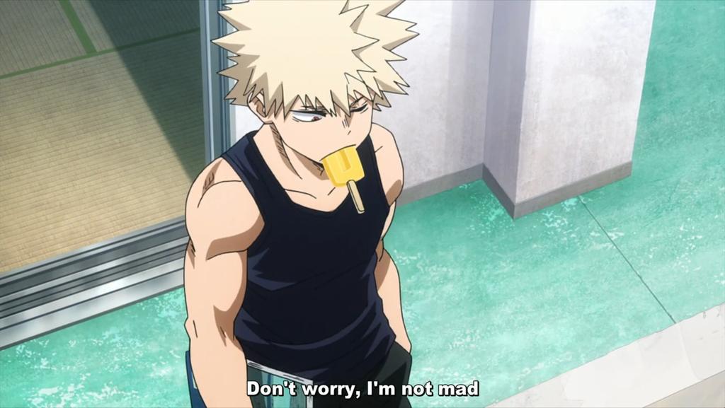 Kacchan it's not good to eavesdrop but it's okay for you to do it in this situation 