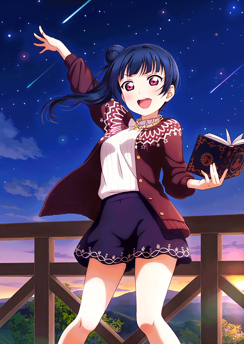 JShiragami's tweet photo. ¡Feliz cumpleaños Yohane-sama! 🎉😈

#津島善子生誕祭2020 🎂 https://t.co/RKgcN5pwTo