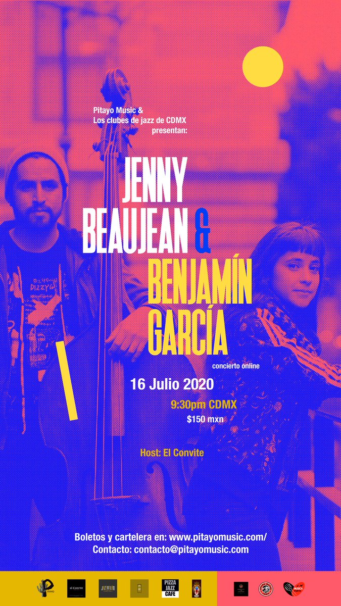 JenBeaujean's tweet photo. Ya es el jueves, quien nos acompaña? 🎫 https://t.co/vLmmrQ4bwt @bengarciabass @PitayoMusic @elconvite https://t.co/CuUodRDogP