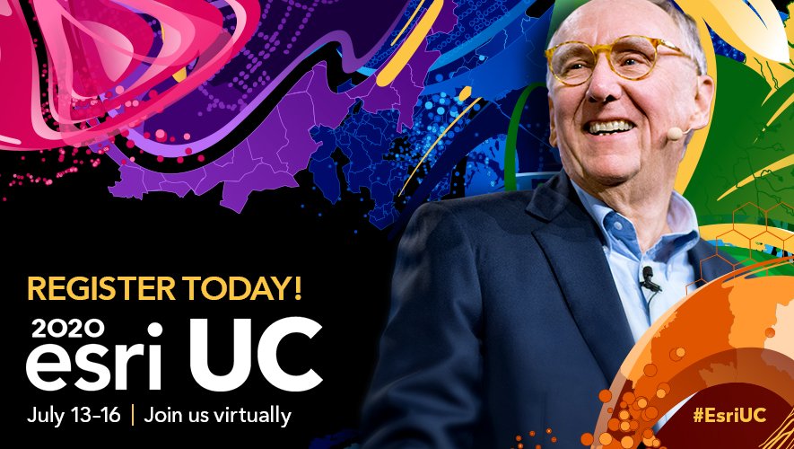 Our virtual #EsriUC starts tomorrow! In part 1 of the Plenary Session, Jack will explore how the nervous system of our world has never been more interconnected than it is today. 

GIS—Interconnecting Our World
July 13 | 10:00 AM PDT

Register: ow.ly/5Nvh50Ag36k #GIS #ArcGIS