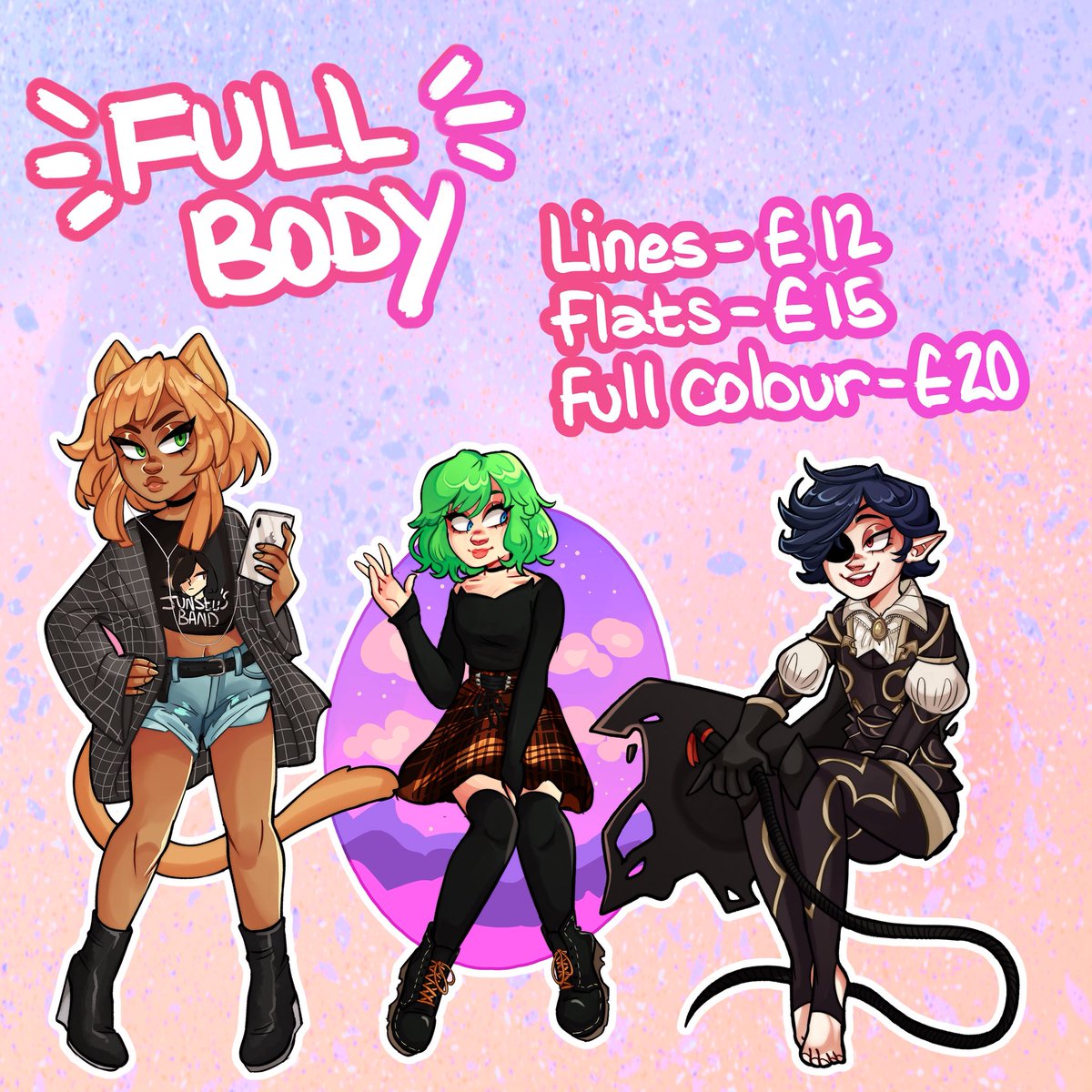 spacekraftz's tweet photo. ☁️ COMMISSIONS OPEN! ☁️
TOS + extra info: https://t.co/gQbuRiaXu9
all prices negotiable!
rts appreciated ⚡️ https://t.co/Y72qCXBcvl