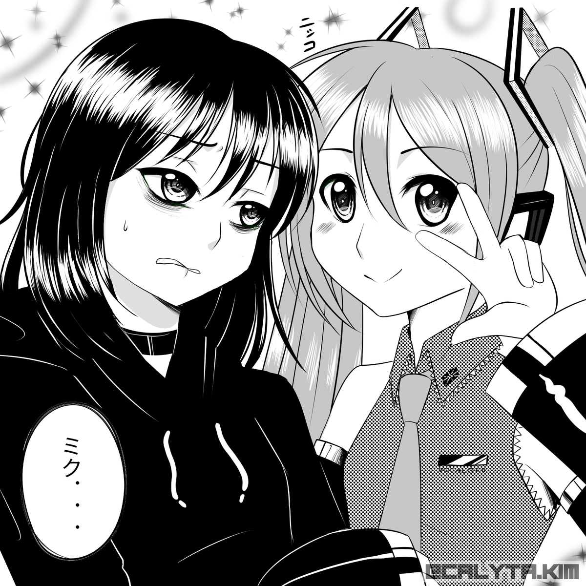 CalytaKim's tweet photo. Comm for @siiqmx 💕💕
Nice waifu 👉👈

#commissionart #manga #hatsunemiku #VOCALOID #waifu #kawaii #cute #drawing #commission #初音ミク #漫画 https://t.co/XHGYxF2RFa