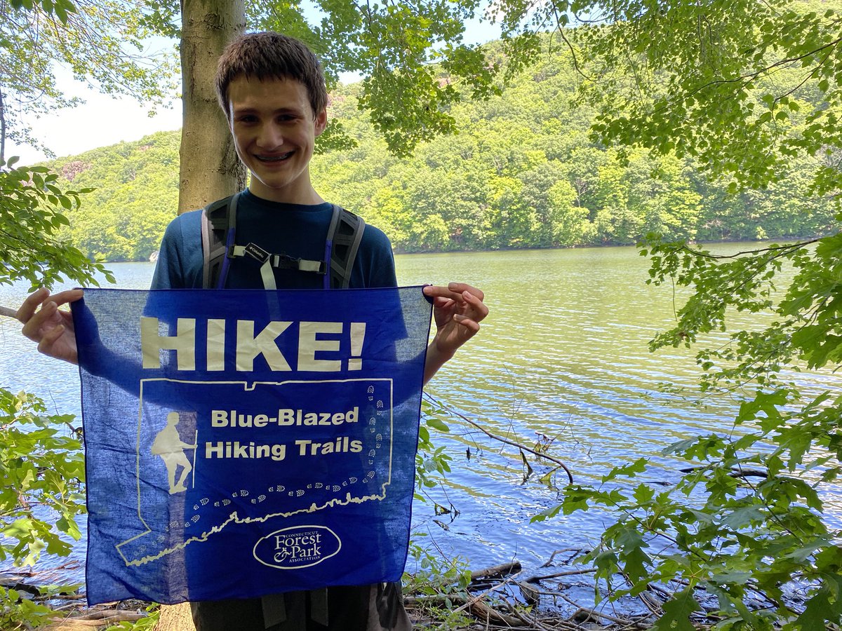 KRHornberger's tweet photo. Logged 5.7 miles on the @CTwoodlands Mattabessett Trail + red connector with my oldest, summiting Chauncey Peak and Mt Lamentation. Best hike all year, and I’ve taken many! #StaySafeOutdoors #CTTrailsLessTraveled https://t.co/DIYQn7jJ7f