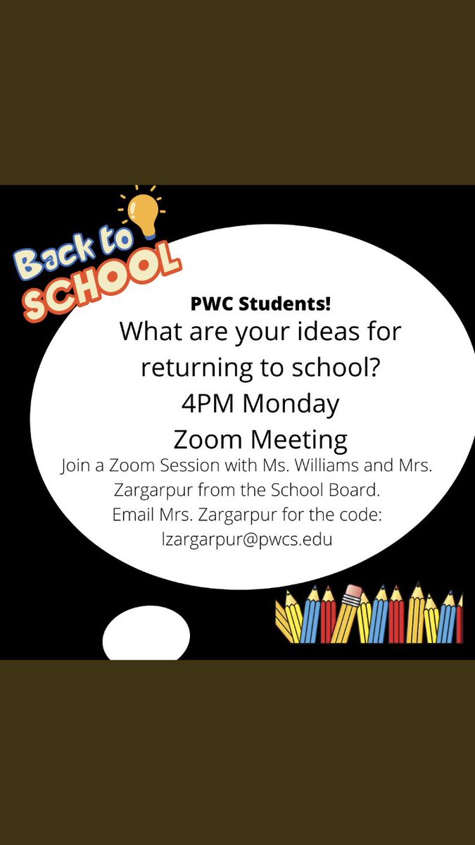 Students, this is your chance to voice your opinions!