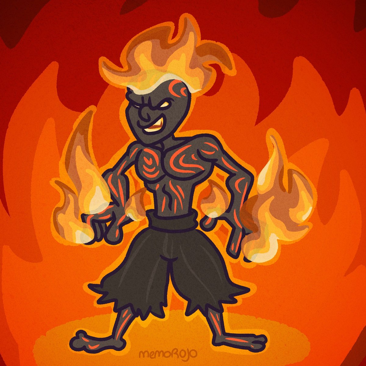 MemoRojoRamirez's tweet photo. Brand firey man! #leagueoflegends #lolfanart #legendsofruneterra #leagueoflegendsfanart #toonversion #toon #cartoon #brand #lolsupport https://t.co/JP2F9Alfw2