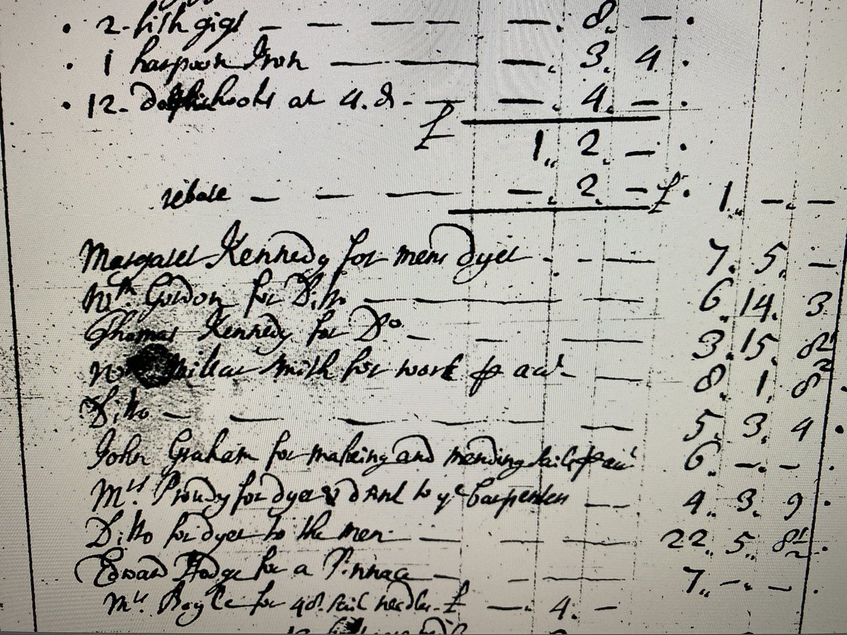 Many women cooked, washed, and provided lodging for coopers, wrights, and carpenters working along the River Clyde who prepared the ships for departure and were paid by Company appointees.