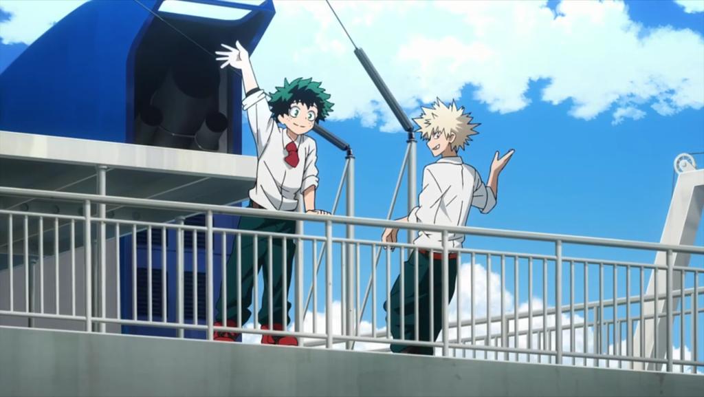 They're so happy and so am I  Kacchan enjoys being around Deku look at them 
