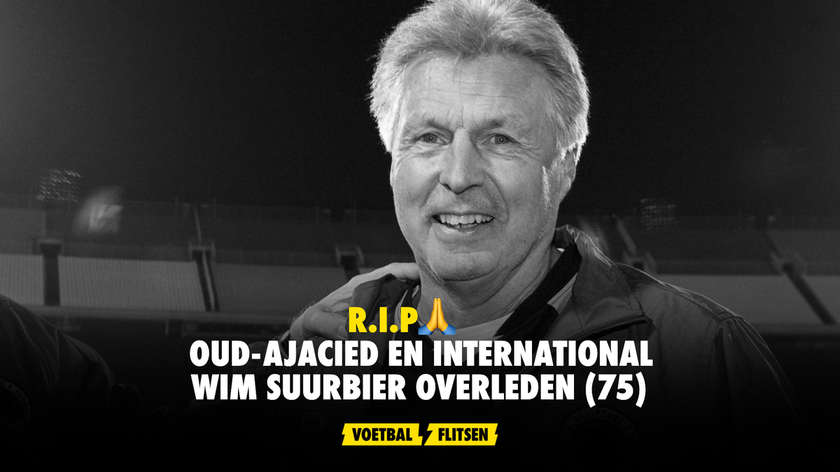 🙏 R.I.P 
Weer is er een icoon van het Gouden Ajax overleden. Wim Suurbier is niet meer. De rechtsback is op 75-jarige leeftijd gestorven aan de gevolgen van een zware hersenbloeding.