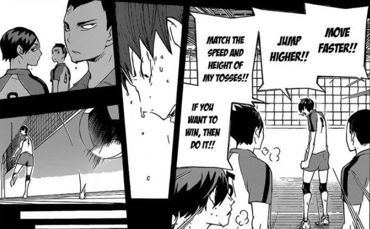 For most, vball is about playing and having fun. Kageyama failed to recognize the importance of fun and synergy which was vital to any team sport. KitaDai had enough of Kageyama's constant belittling and nagging that they had to throw away something they love for spite.