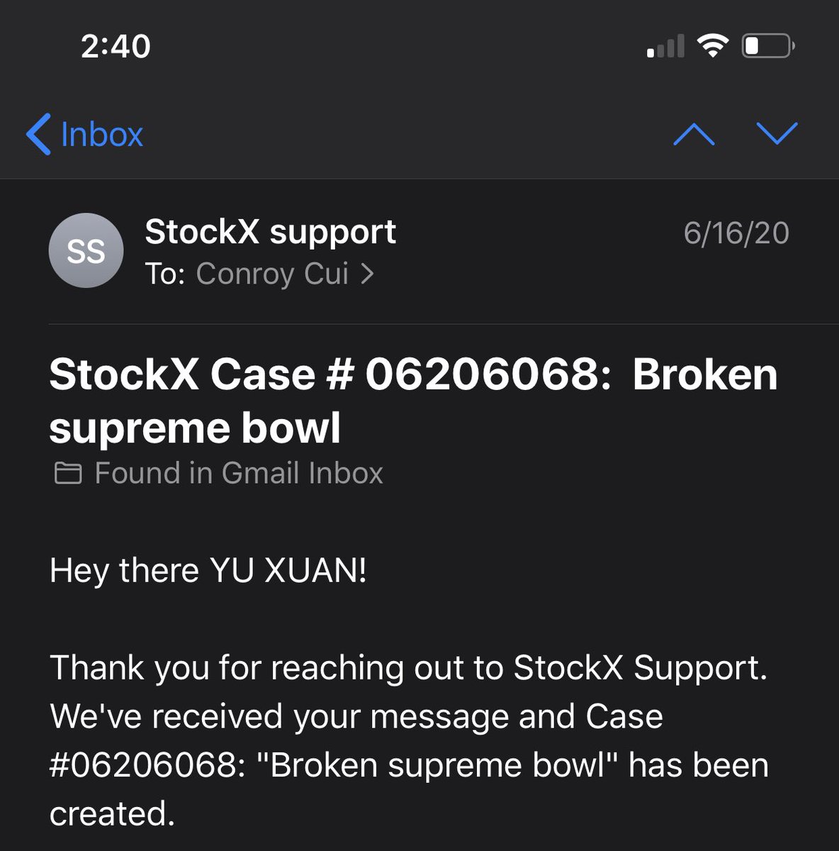 Conrizzy1's tweet photo. @stockx #06206068 https://t.co/3OY8IVBoIY